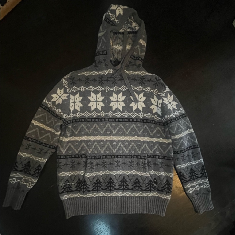 American Eagle Outfitters Mens Cotton Blend Hooded Sweater. Size Small